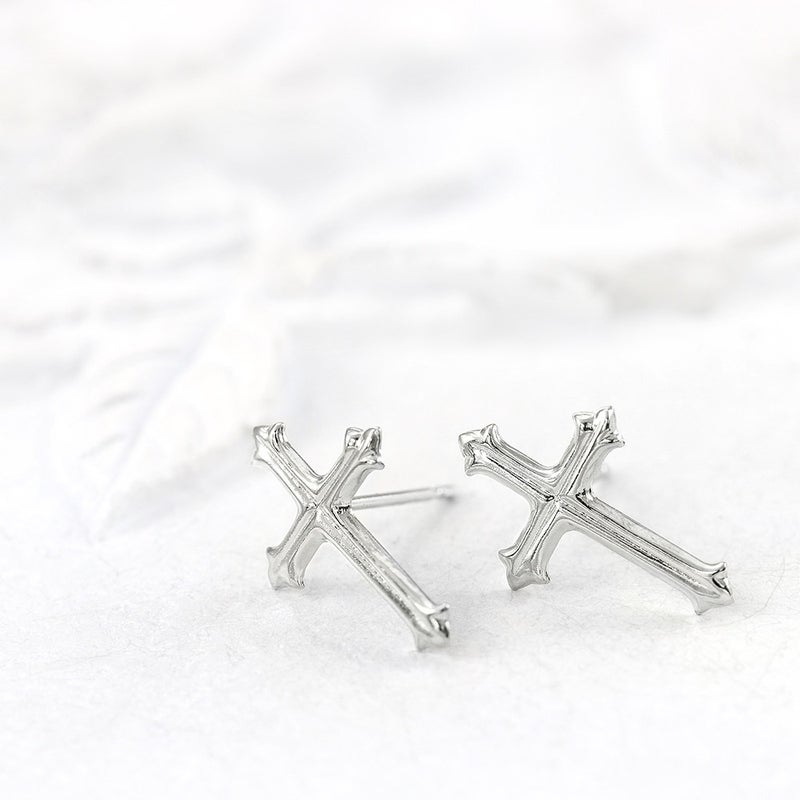 Pt900 クロス ピアス_12