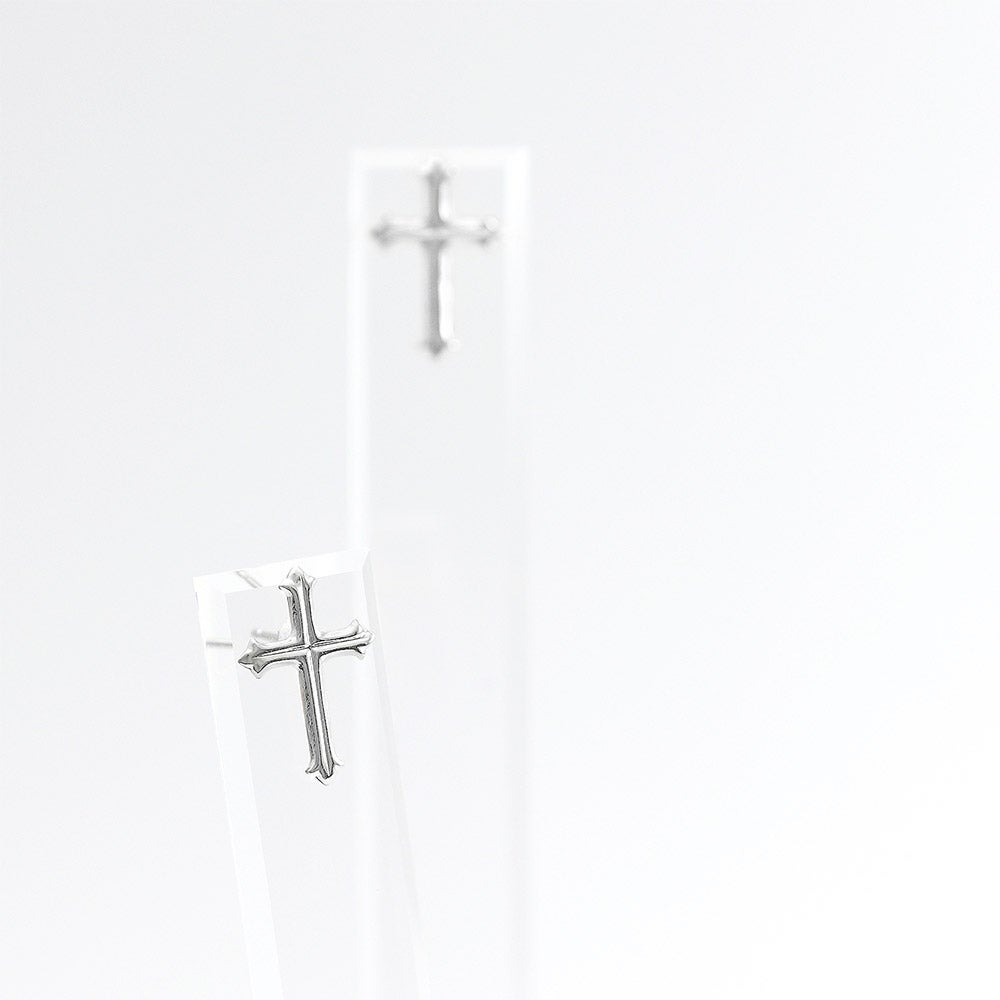 Pt900 クロス ピアス_13