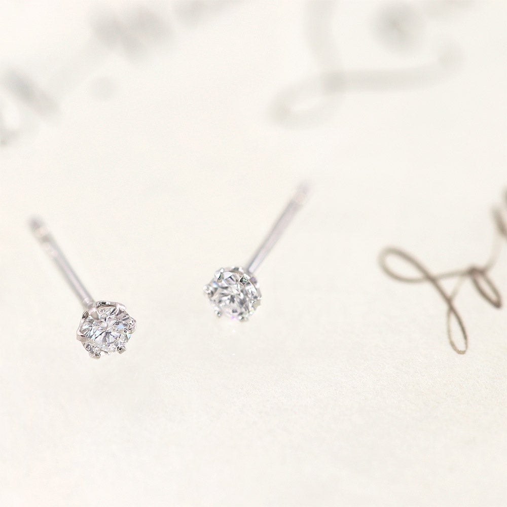 Pt900 ダイヤモンド ピアス_10