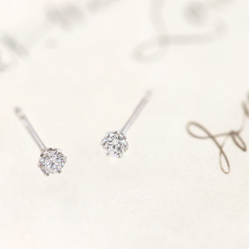 Pt900 ダイヤモンド ピアス_10