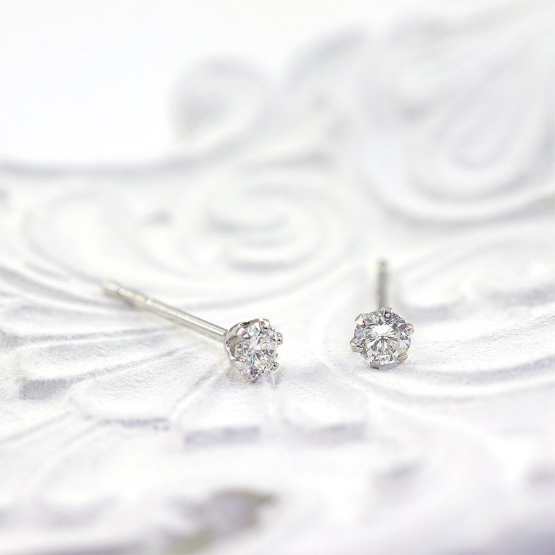 Pt900 ダイヤモンド ピアス_13