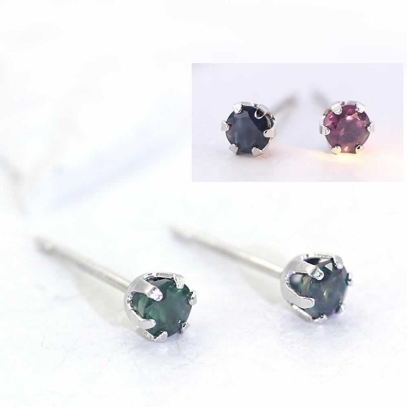 Pt900 アレキサンドライト ピアス_03