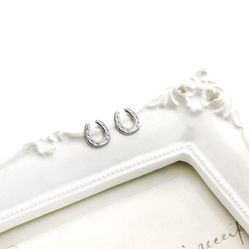Pt900 馬蹄（ホースシュー）ピアス_10