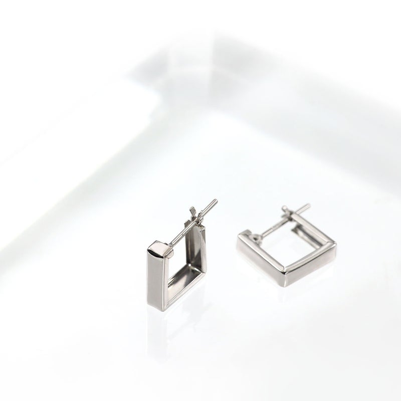 Pt900 スクエア フープピアス_02