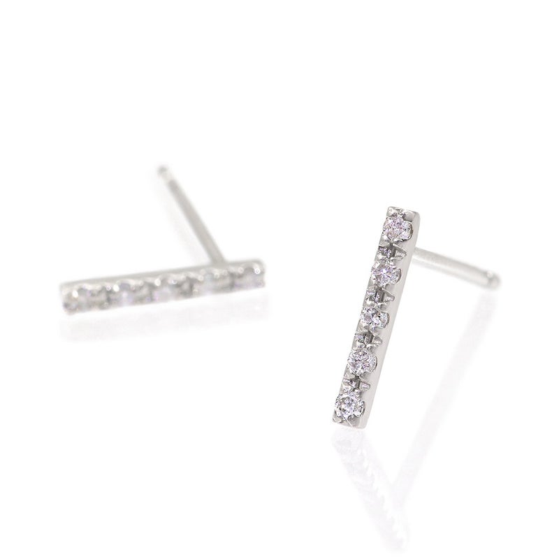 Pt900 ダイヤモンド バーピアス_03