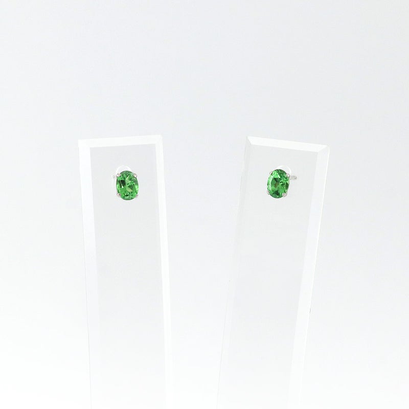 Pt900 ツァボライト ピアス_03