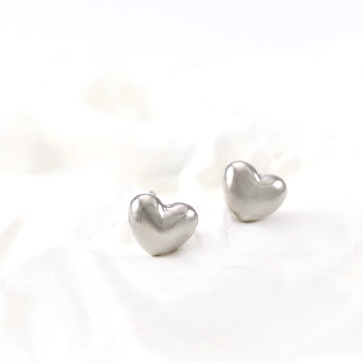 Pt900 ハート ピアス_02
