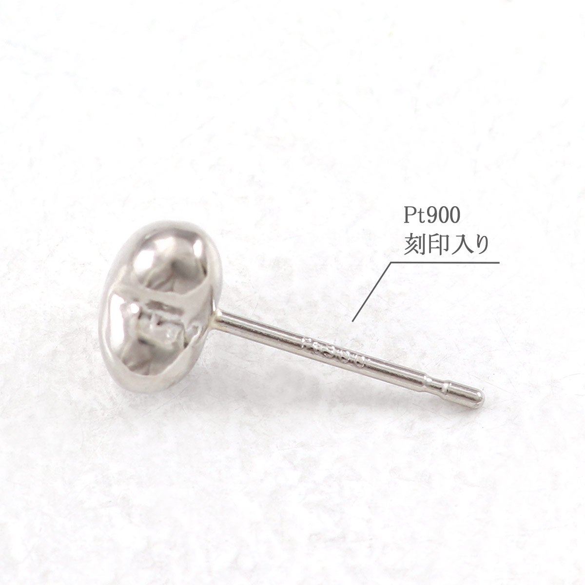 Pt900 ハート ピアス_05