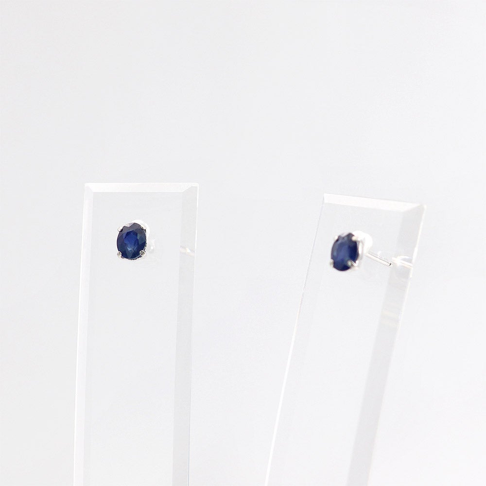 Pt900 サファイア ピアス 9月 誕生石_03