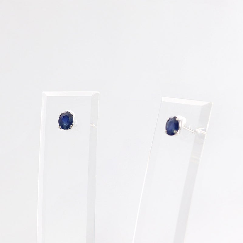 Pt900 サファイア ピアス 9月 誕生石_03