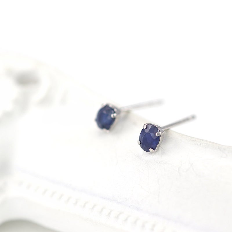 Pt900 サファイア ピアス 9月 誕生石_09
