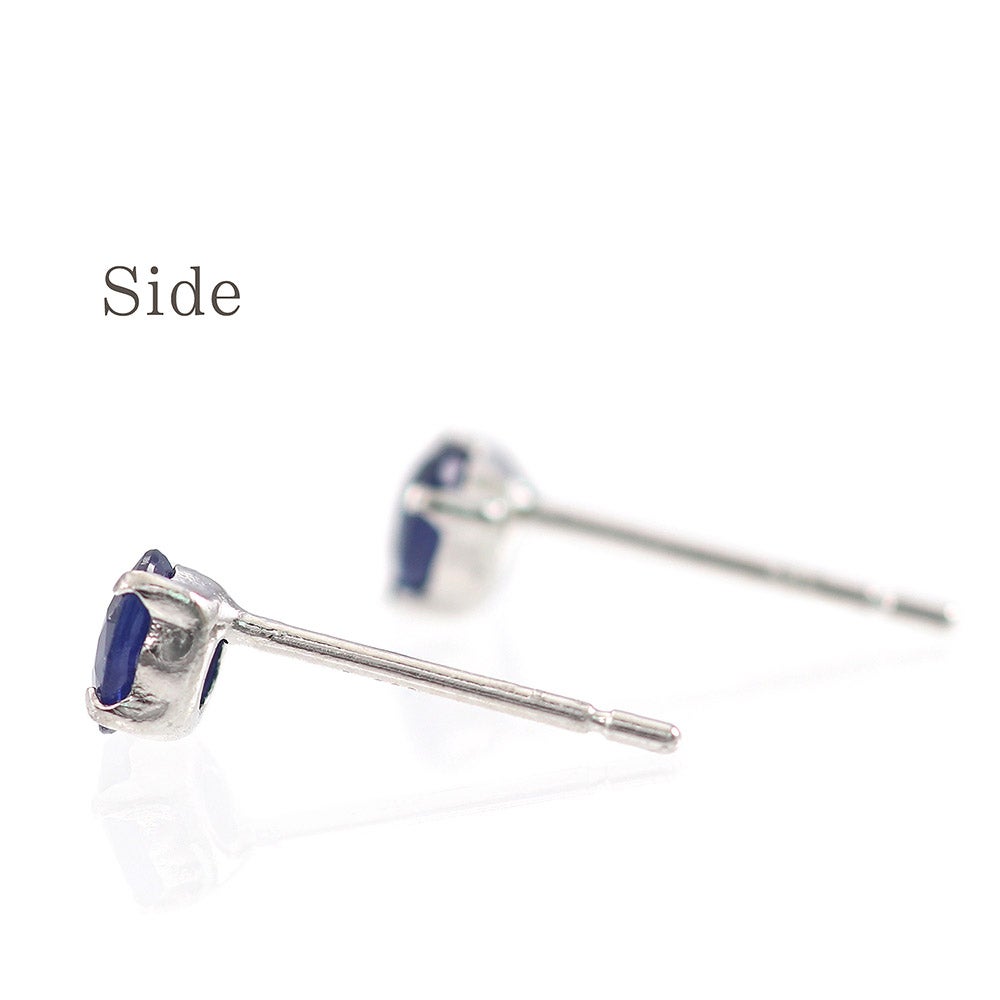 Pt900 サファイア ピアス 9月 誕生石_10