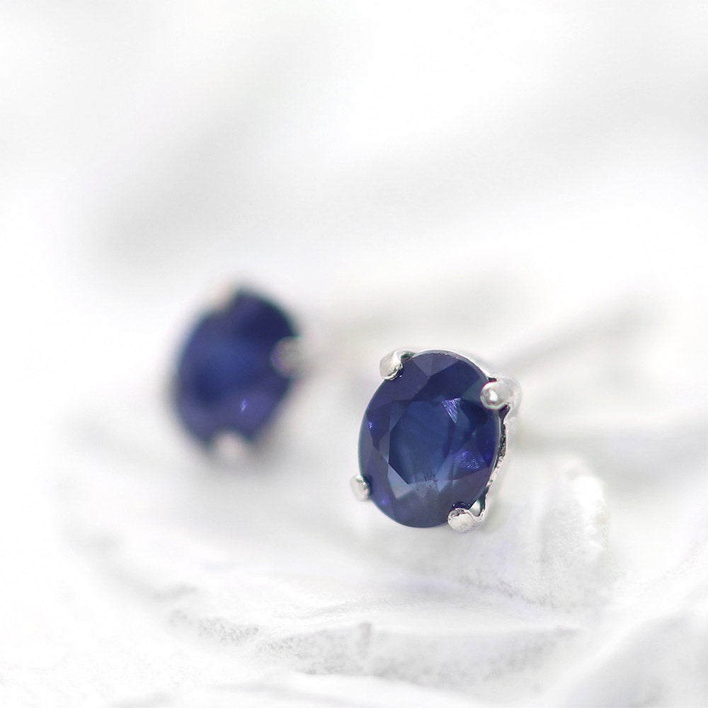 Pt900 サファイア ピアス 9月 誕生石 | Jewelry ROLA（ジュエリーローラ）