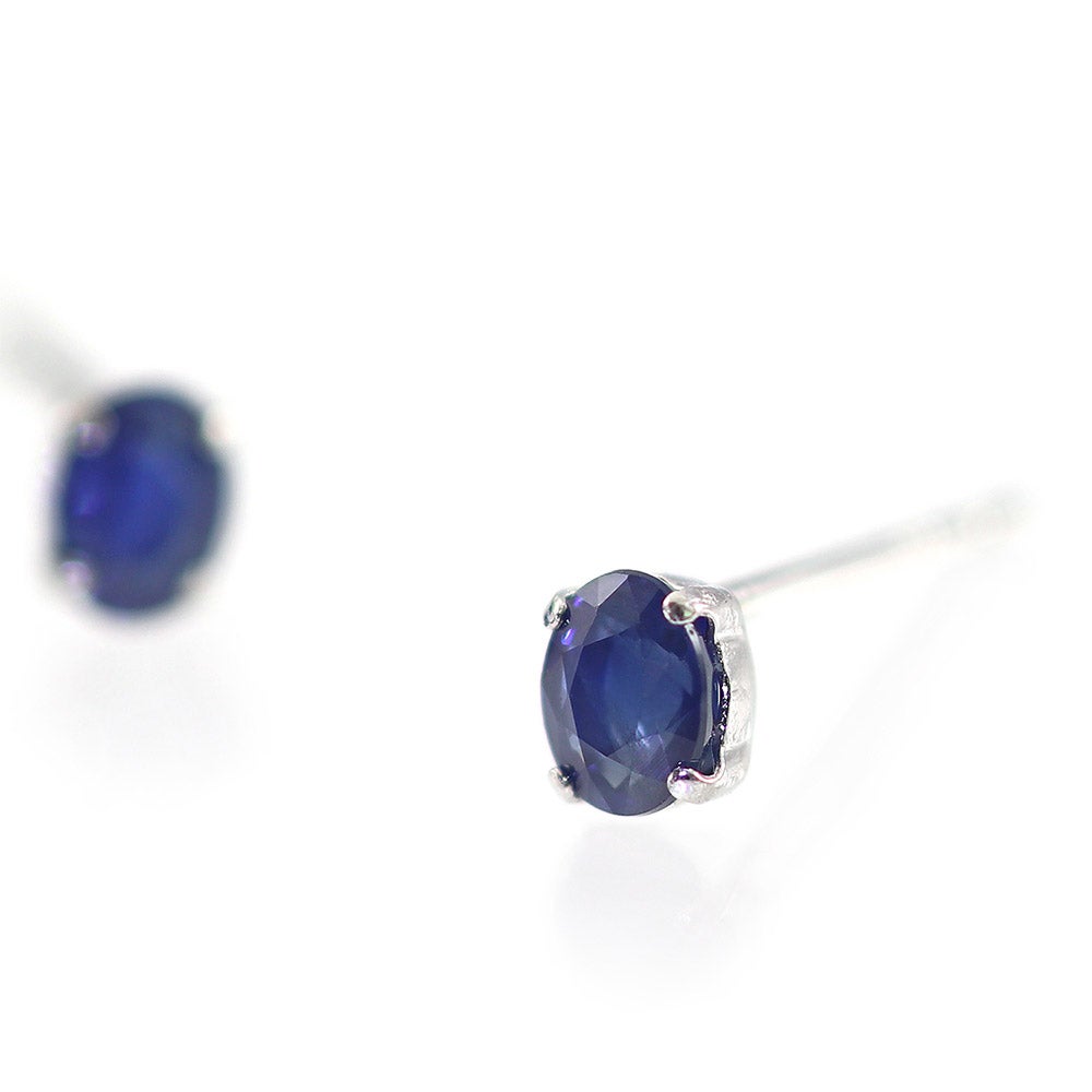 Pt900 サファイア ピアス 9月 誕生石_14