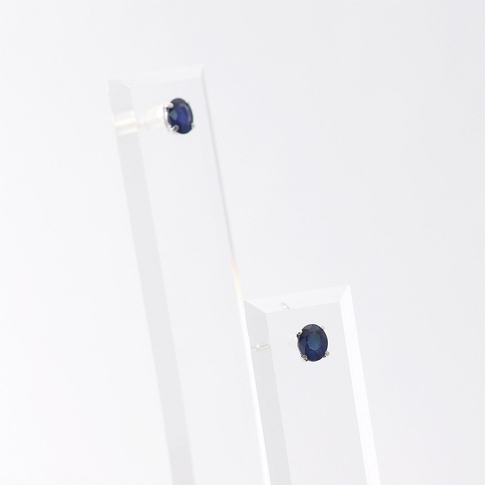 Pt900 サファイア ピアス 9月 誕生石_15