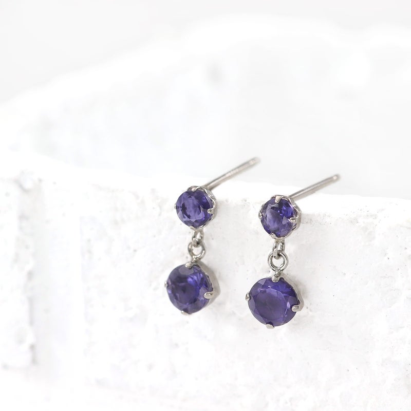 Pt900 アイオライト ピアス_02