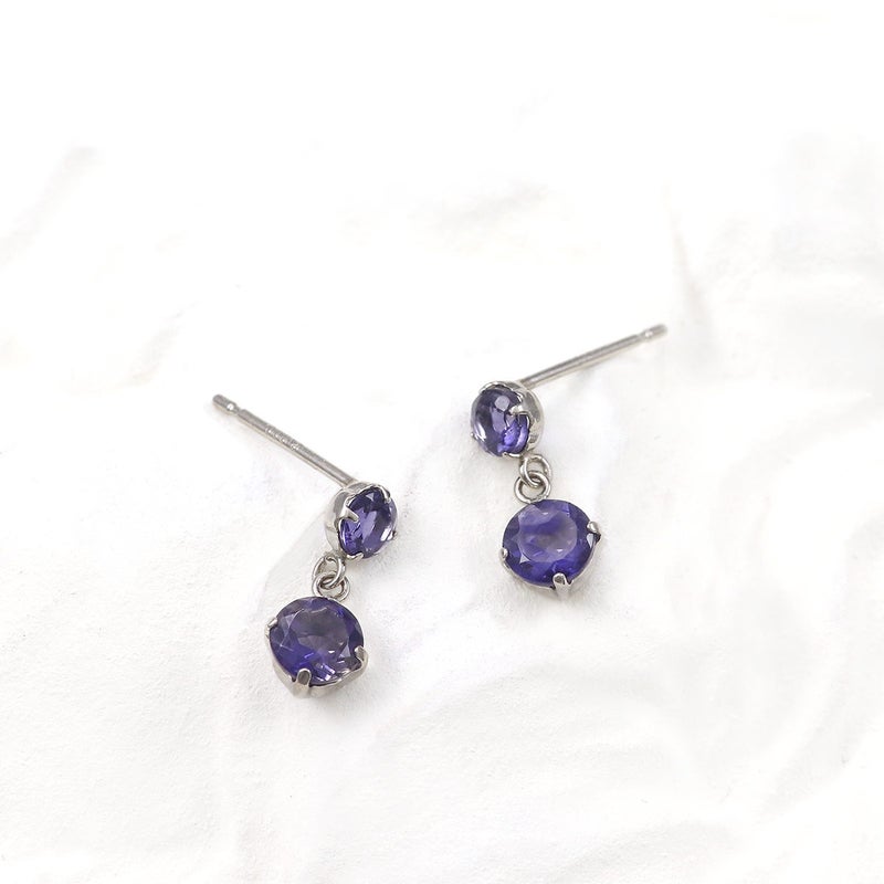 Pt900 アイオライト ピアス_03