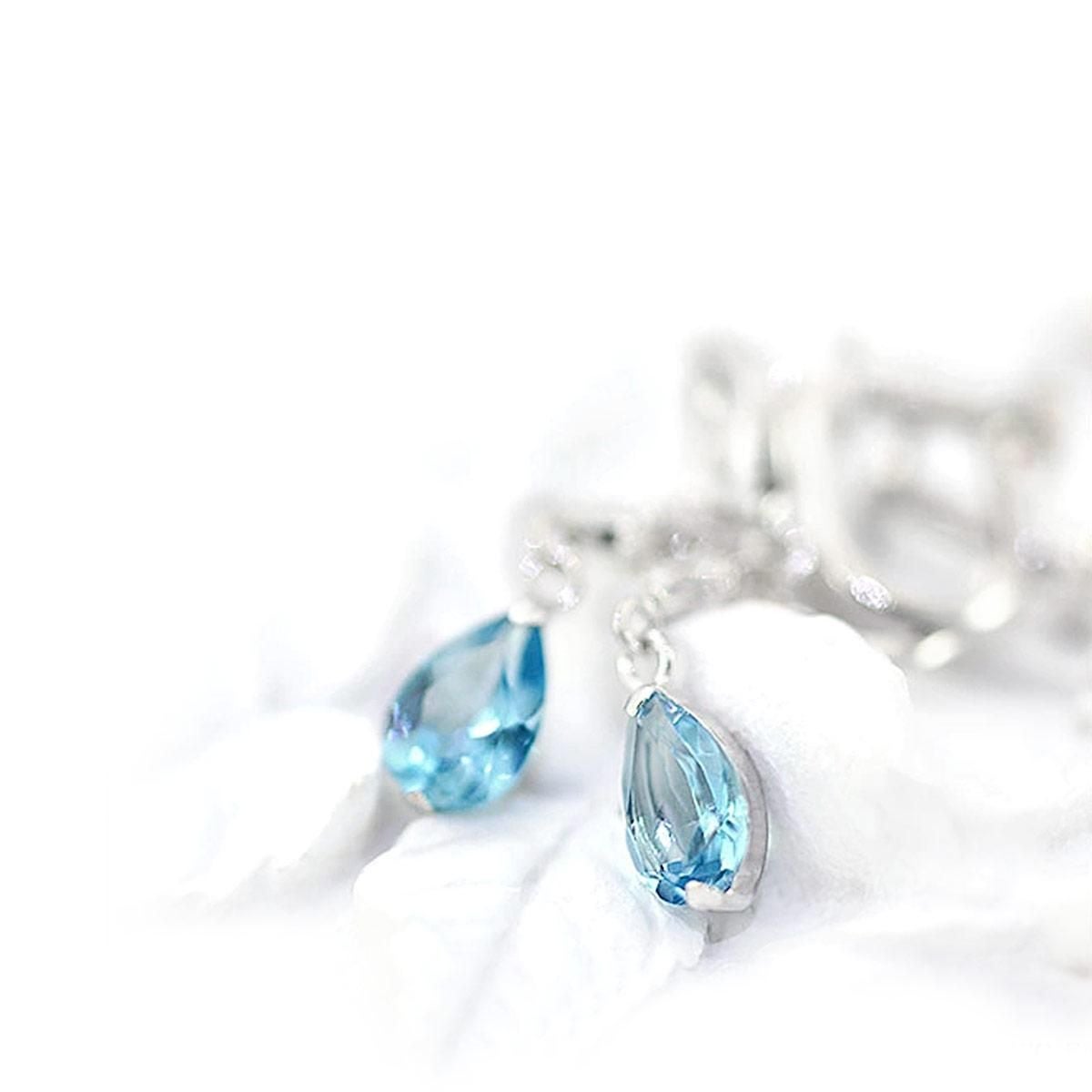 K10WG ブルートパーズ＆ラブラドライト イヤリング 11月誕生石_03