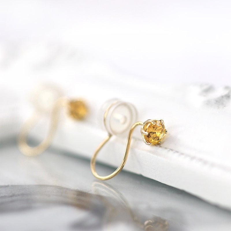 K10YG 誕生石 イヤリング_12