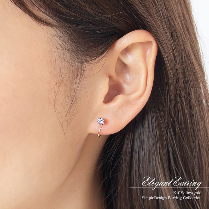 K10YG 誕生石 イヤリング_14