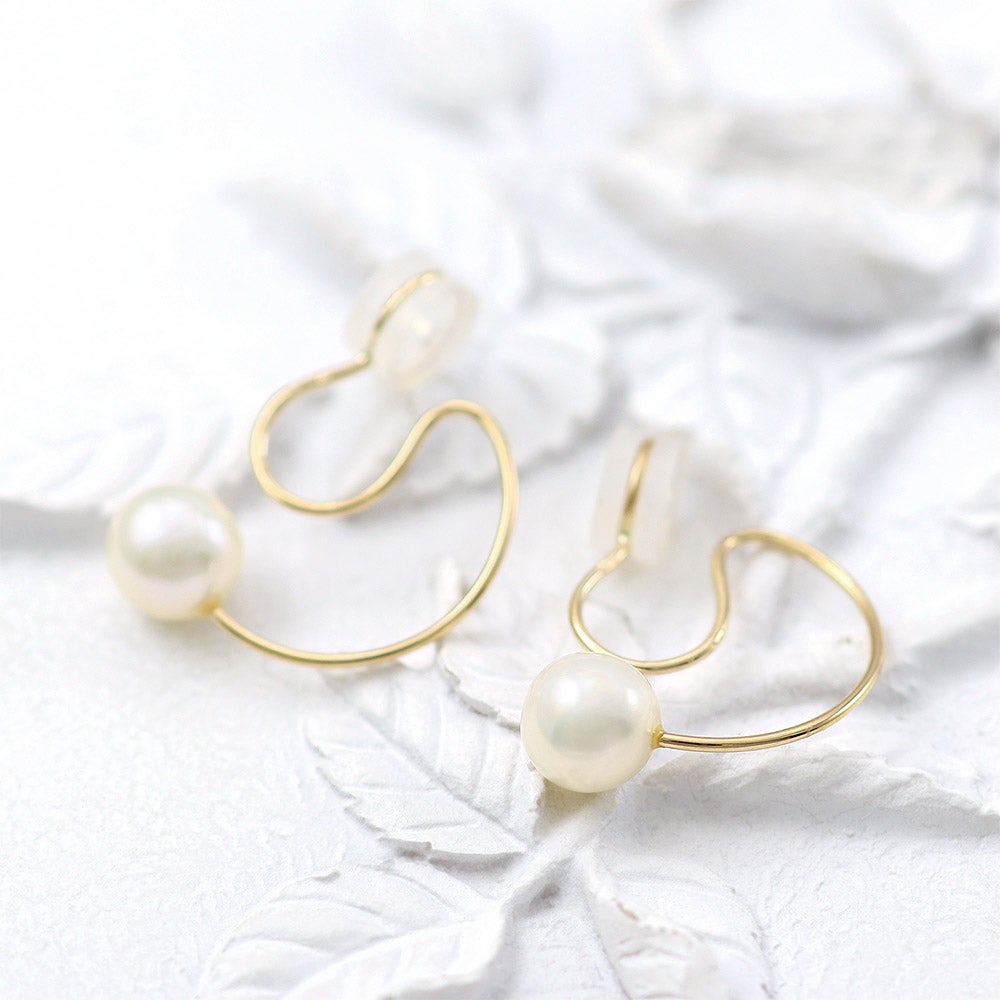 K10YG 淡水真珠 フープイヤリング_02