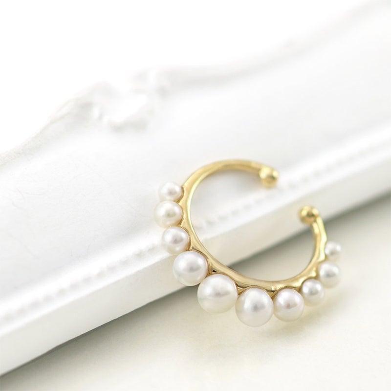 K10YG 淡水真珠 イヤーカフ_10