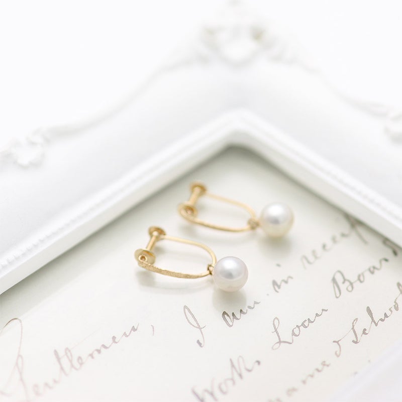 K10YG 淡水真珠 イヤリング_11