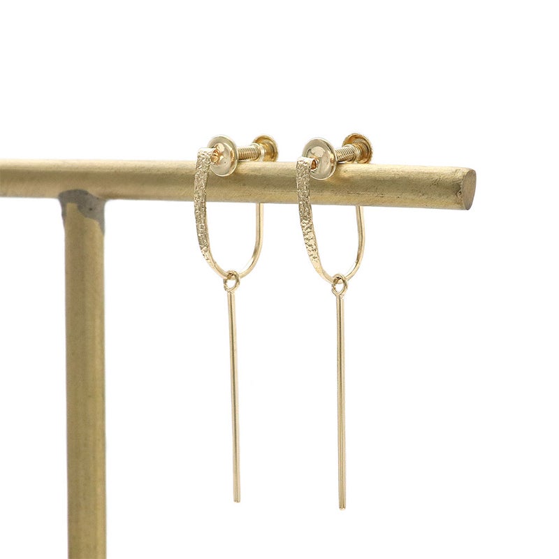 K10YG バー イヤリング_13