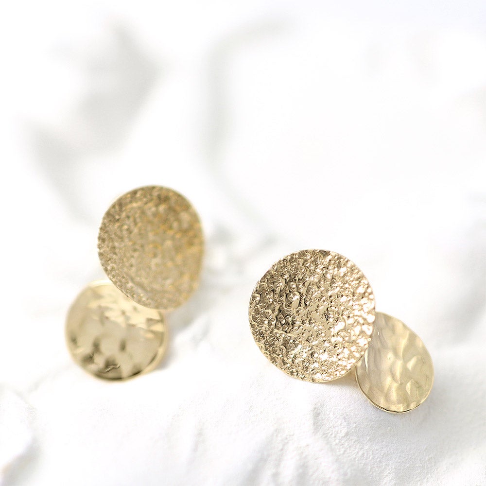 K10YG ダブルサークルイヤリング_02