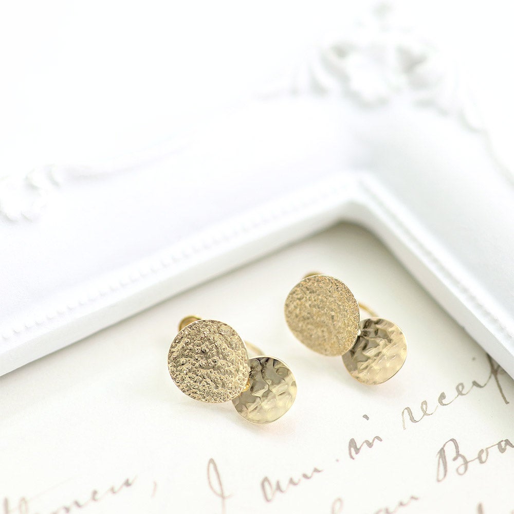 K10YG ダブルサークルイヤリング_04