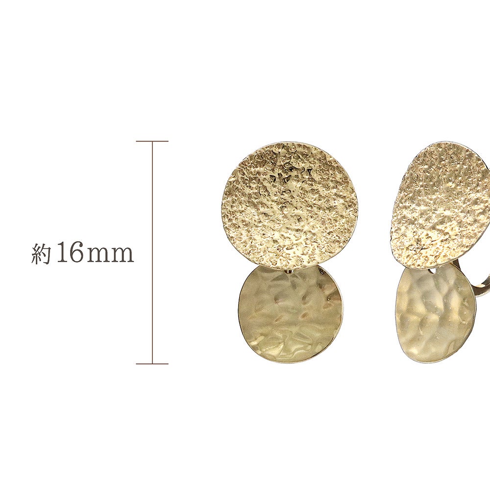 K10YG ダブルサークルイヤリング_05