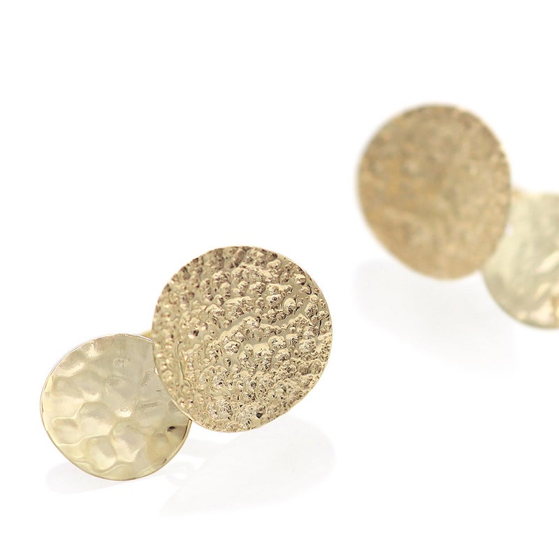 K10YG ダブルサークルイヤリング_11