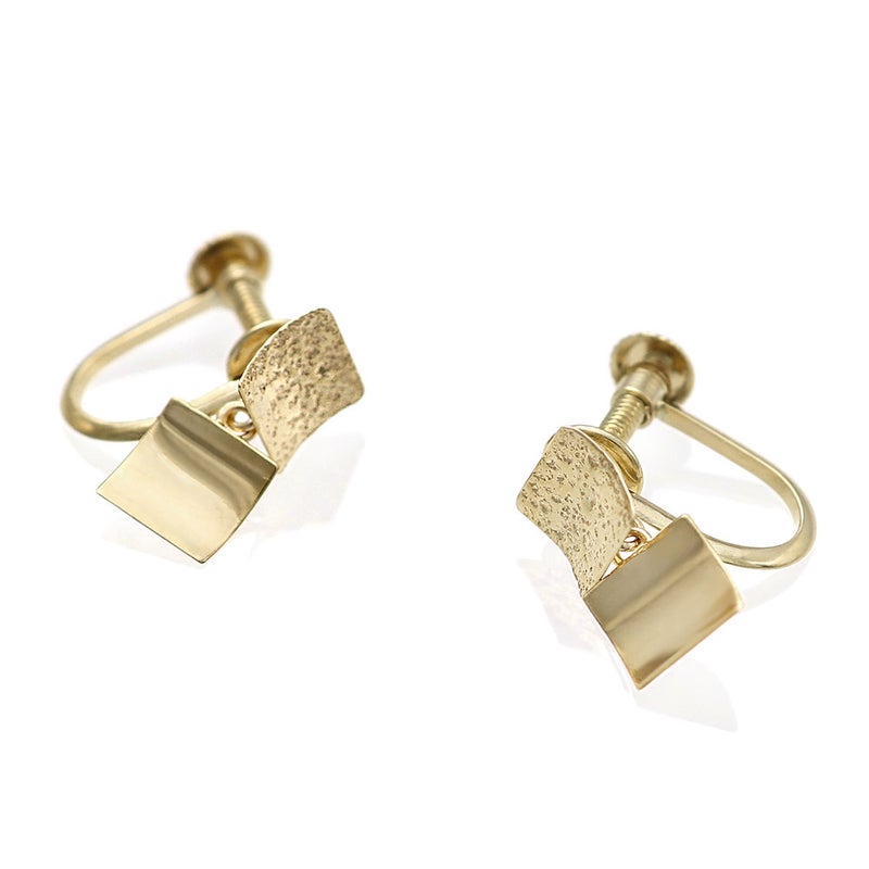 K10YG スクエアモチーフ イヤリング_03