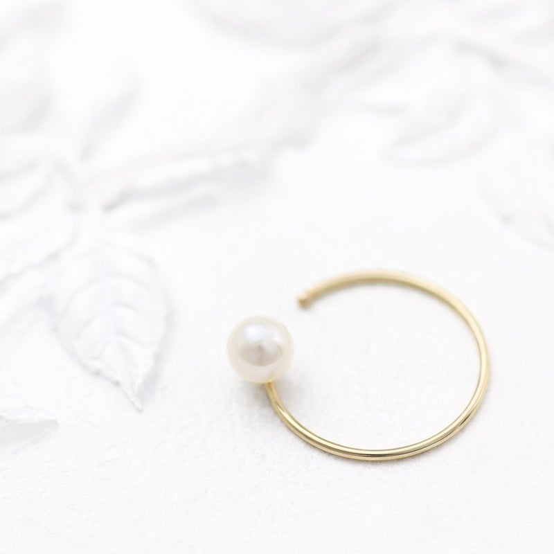 K10YG 淡水真珠 イヤーカフ_09