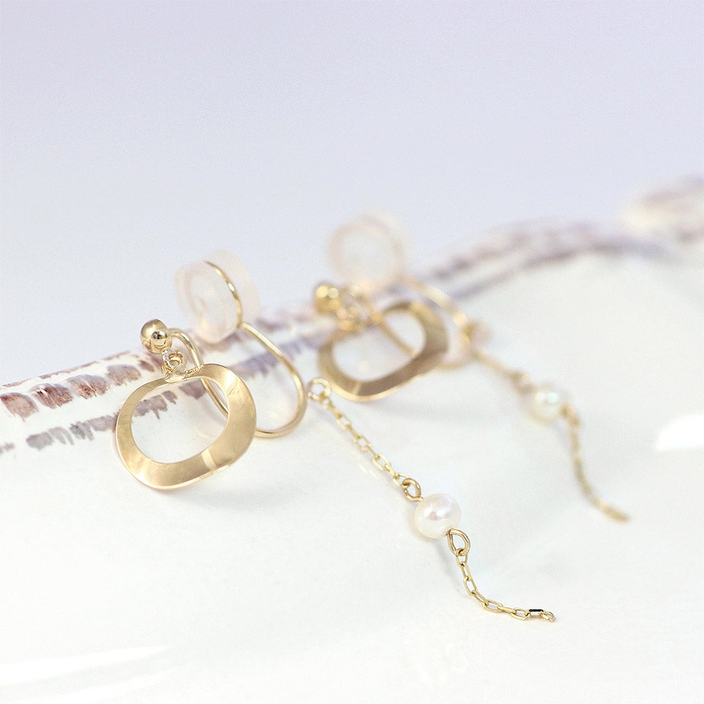 K10YG 淡水パール イヤリング_04