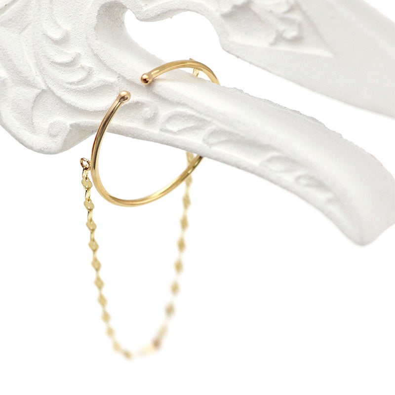 K10YG チェーン イヤーカフ_10