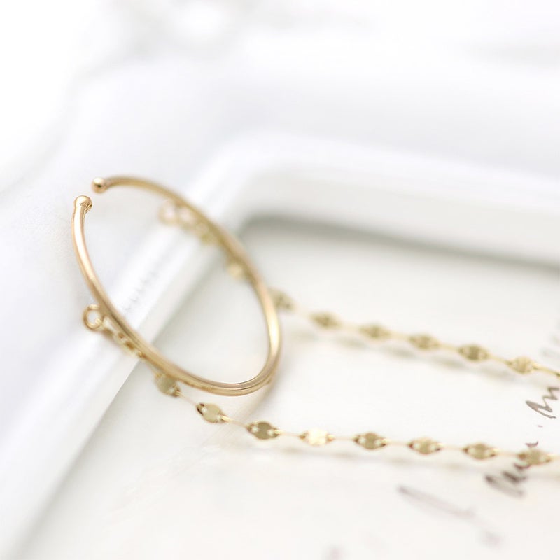 K10YG チェーン イヤーカフ_11