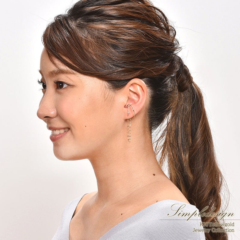 K10YG チェーン イヤーカフ_14