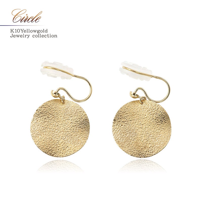 K10YG サークル イヤリング_01