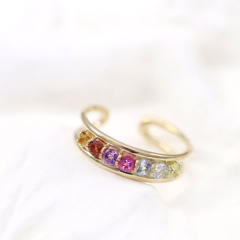 K10YG マルチストーン イヤーカフ_02