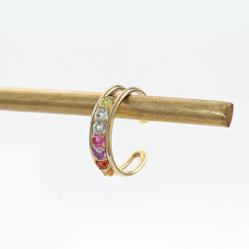 K10YG マルチストーン イヤーカフ_03