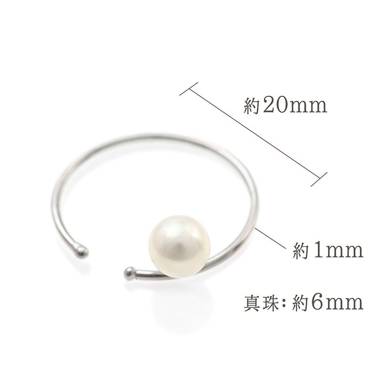 K10WG 淡水真珠 イヤーカフ_05