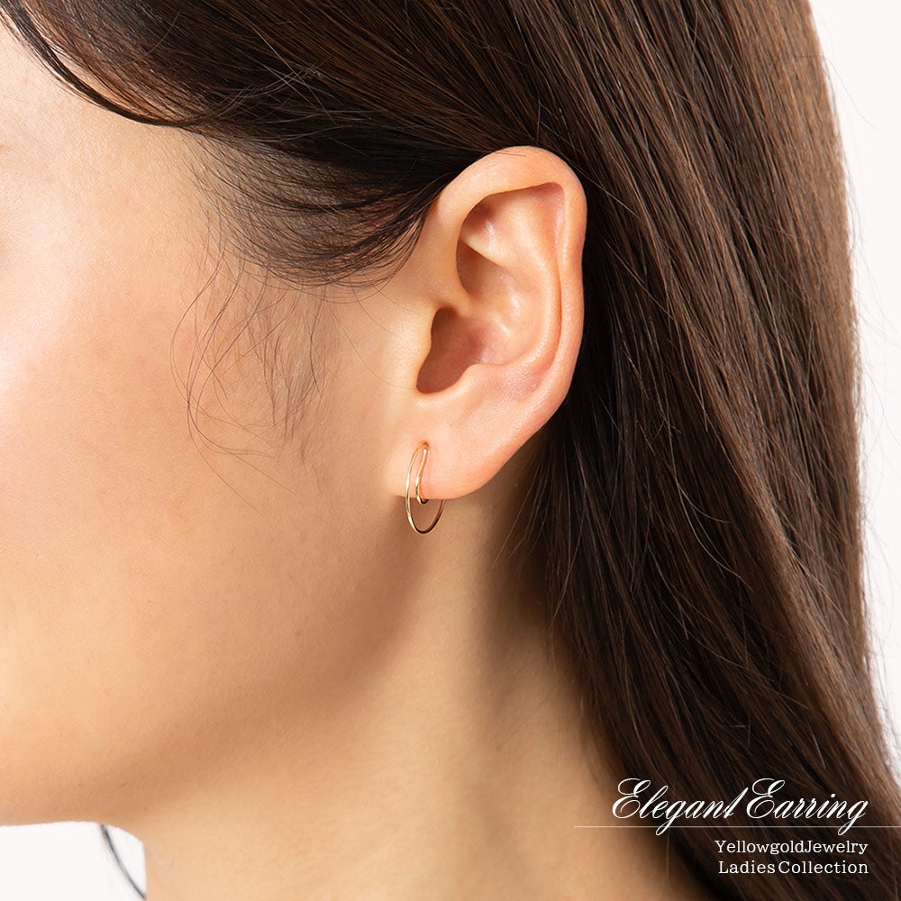 K10YG フープイヤリング_12