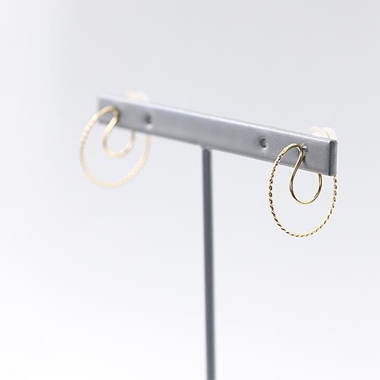 K10YG フープイヤリング_10