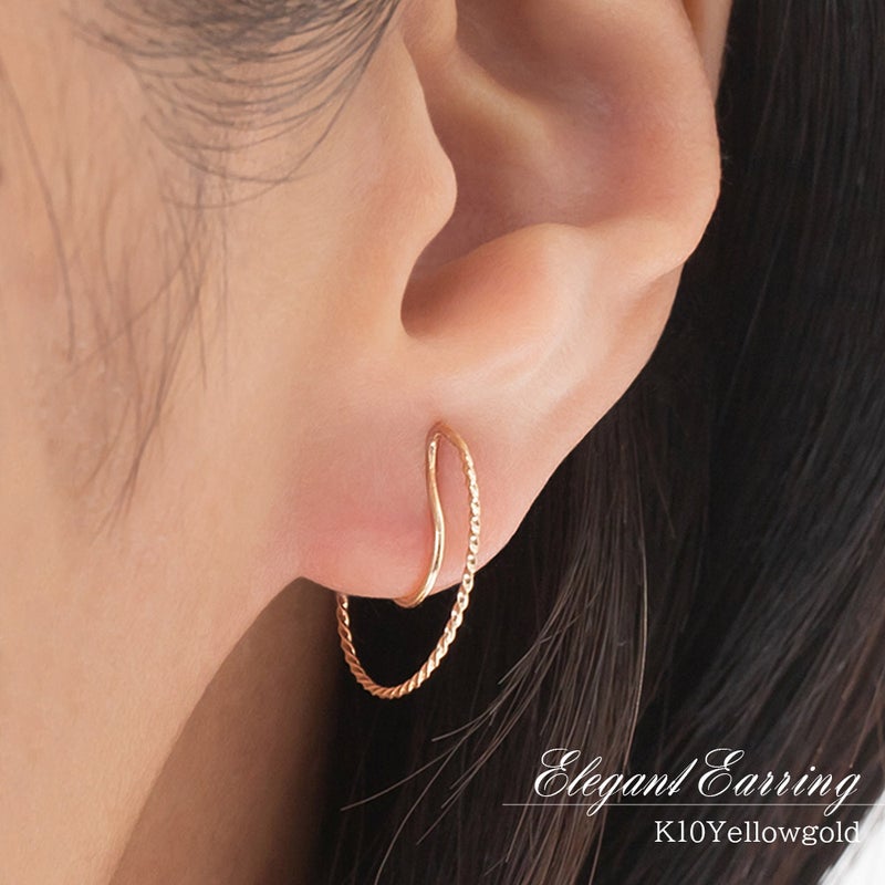 K10YG フープイヤリング_11