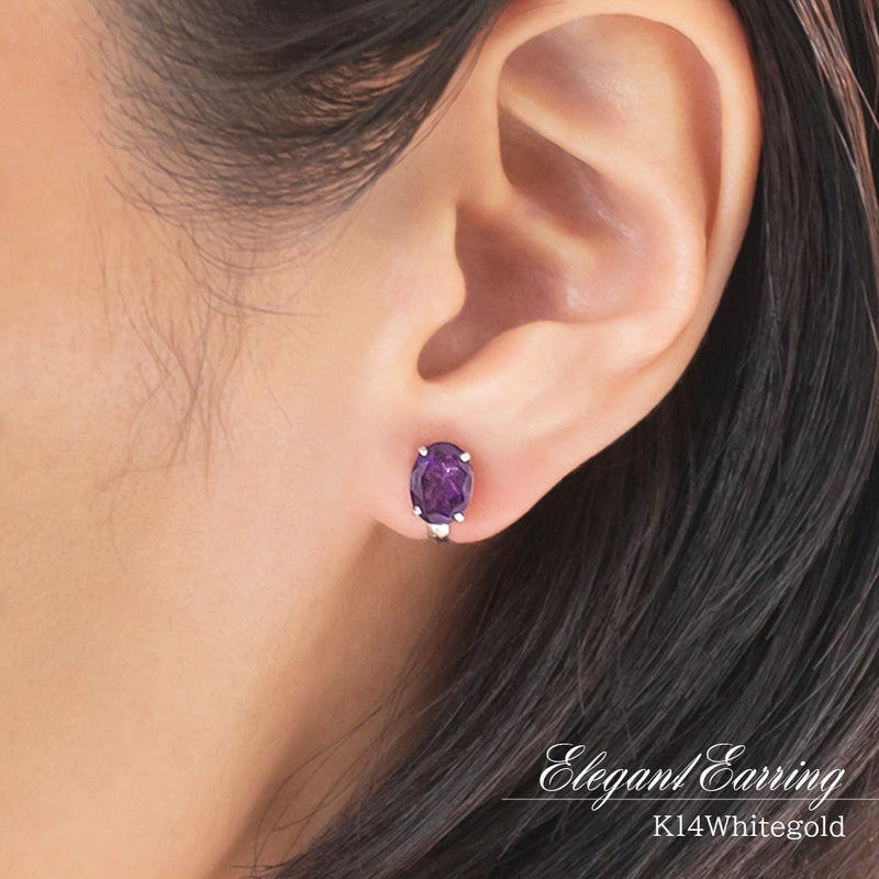 K14WG アメジスト イヤリング_09