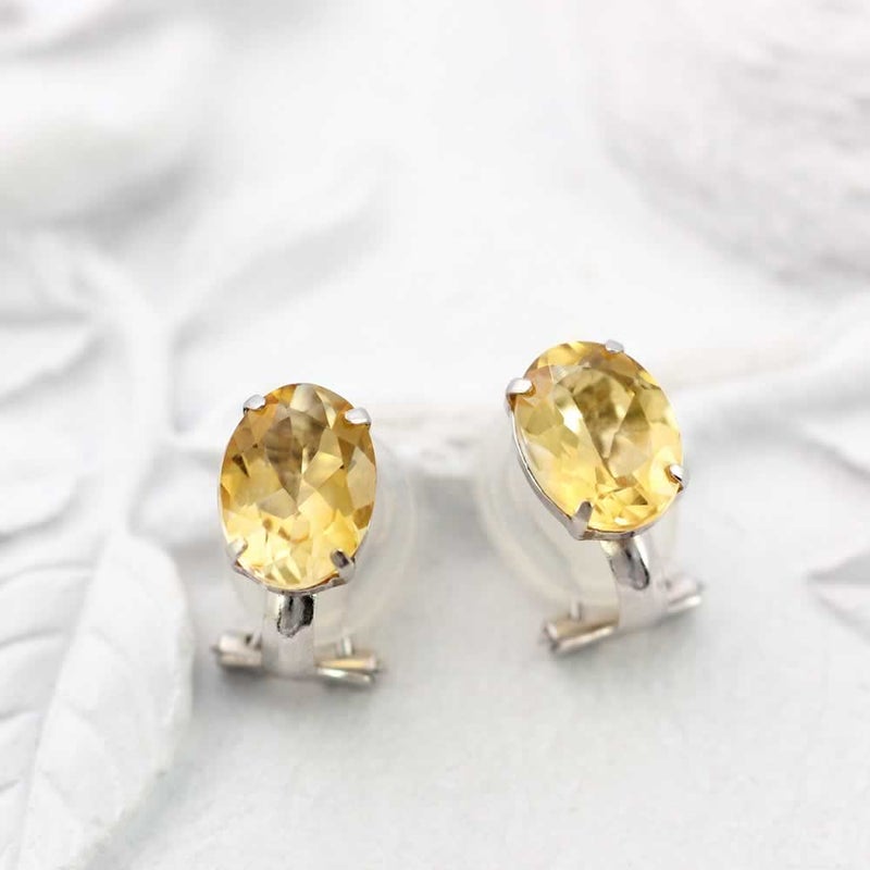 K14WG シトリン イヤリング 11月誕生石_04