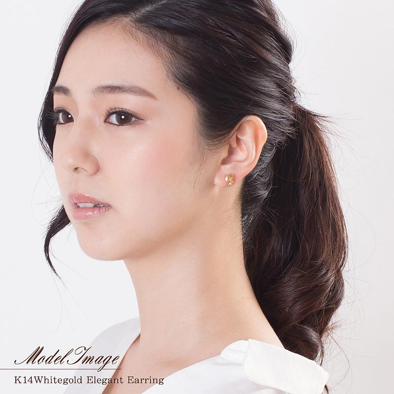 K14WG シトリン イヤリング 11月誕生石_10