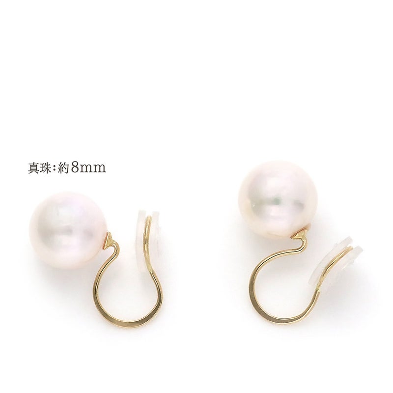 K18YG アコヤ真珠 イヤリング_05