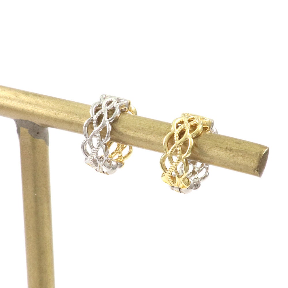 K18YG/K14WG リバーシブル ピアリング_13